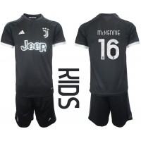 Juventus Weston McKennie #16 Tredje trøje Børn 2023-24 Kortærmet (+ Korte bukser)
